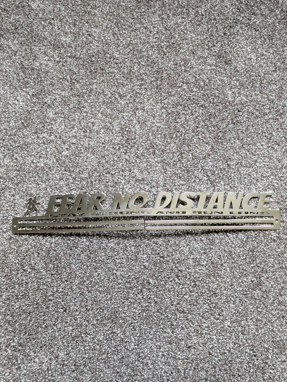 Stainless Steel Running Medal Hanger Display - 